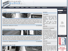 Tablet Screenshot of forum.effizienzgurus.de